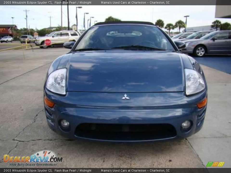 2003 Mitsubishi Eclipse Spyder GS Flash Blue Pearl / Midnight Photo #3