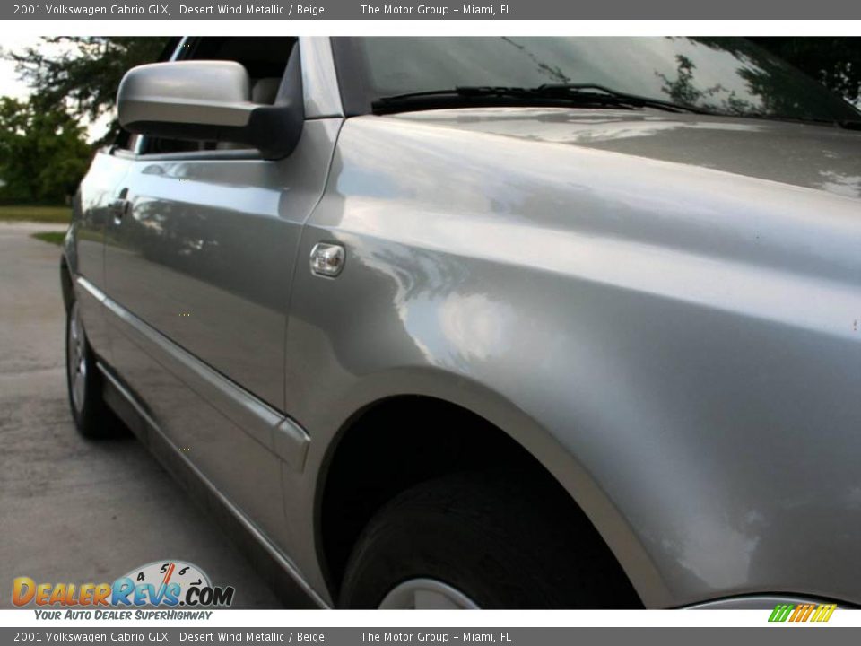 2001 Volkswagen Cabrio GLX Desert Wind Metallic / Beige Photo #25