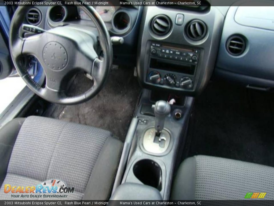 2003 Mitsubishi Eclipse Spyder GS Flash Blue Pearl / Midnight Photo #11