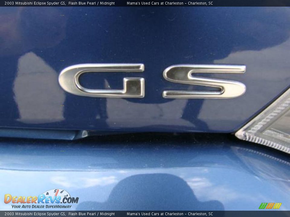 2003 Mitsubishi Eclipse Spyder GS Flash Blue Pearl / Midnight Photo #13