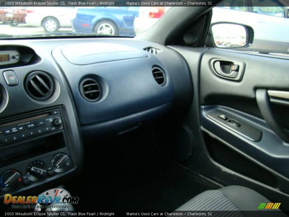 2003 Mitsubishi Eclipse Spyder GS Flash Blue Pearl / Midnight Photo #14