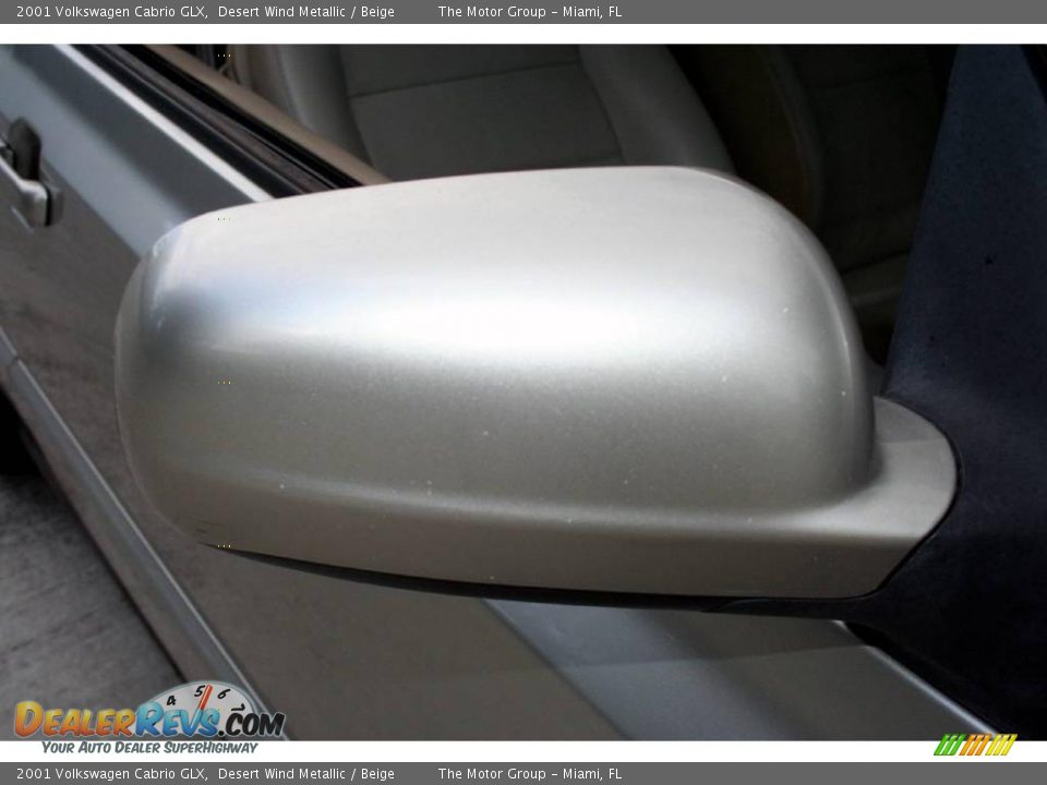 2001 Volkswagen Cabrio GLX Desert Wind Metallic / Beige Photo #30