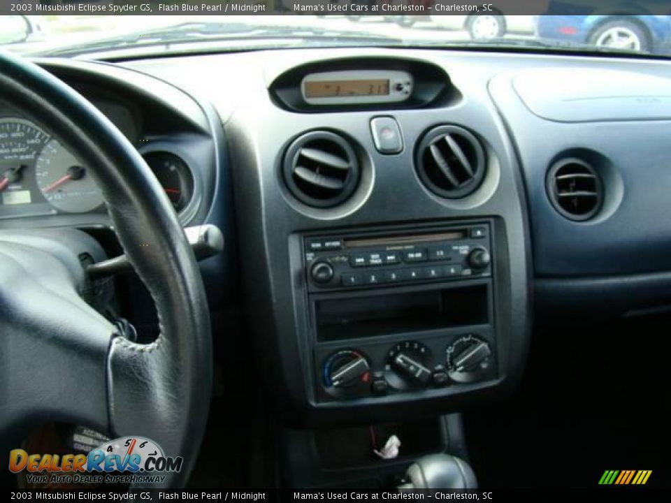 2003 Mitsubishi Eclipse Spyder GS Flash Blue Pearl / Midnight Photo #15