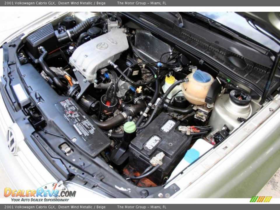 2001 Volkswagen Cabrio GLX Desert Wind Metallic / Beige Photo #35