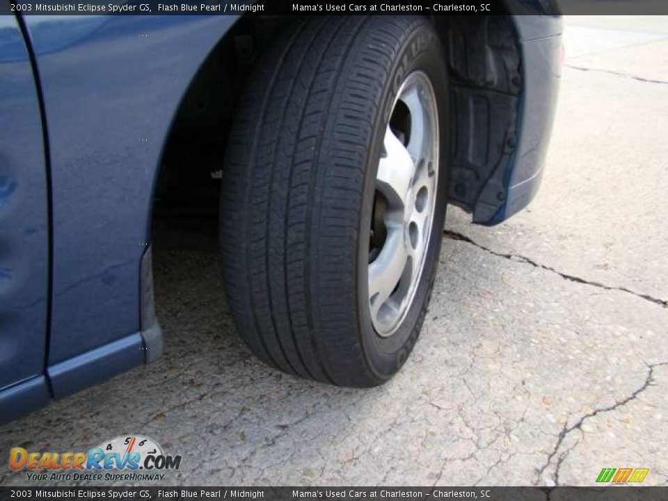 2003 Mitsubishi Eclipse Spyder GS Flash Blue Pearl / Midnight Photo #20