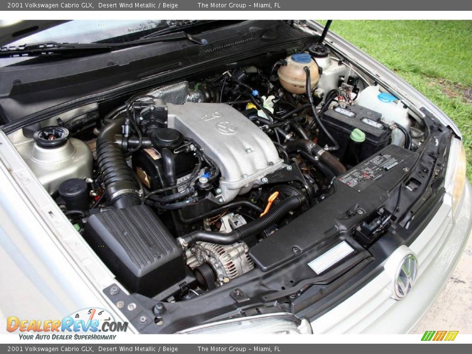 2001 Volkswagen Cabrio GLX Desert Wind Metallic / Beige Photo #36