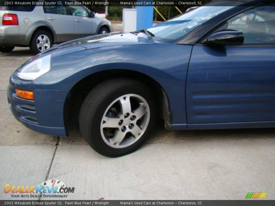 2003 Mitsubishi Eclipse Spyder GS Flash Blue Pearl / Midnight Photo #22
