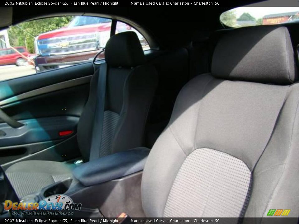 2003 Mitsubishi Eclipse Spyder GS Flash Blue Pearl / Midnight Photo #26