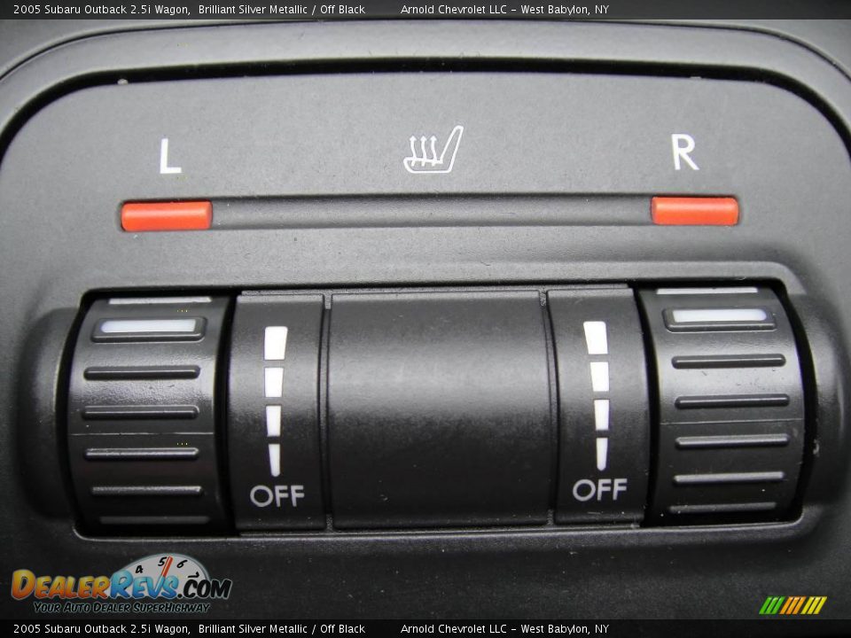 2005 Subaru Outback 2.5i Wagon Brilliant Silver Metallic / Off Black Photo #16