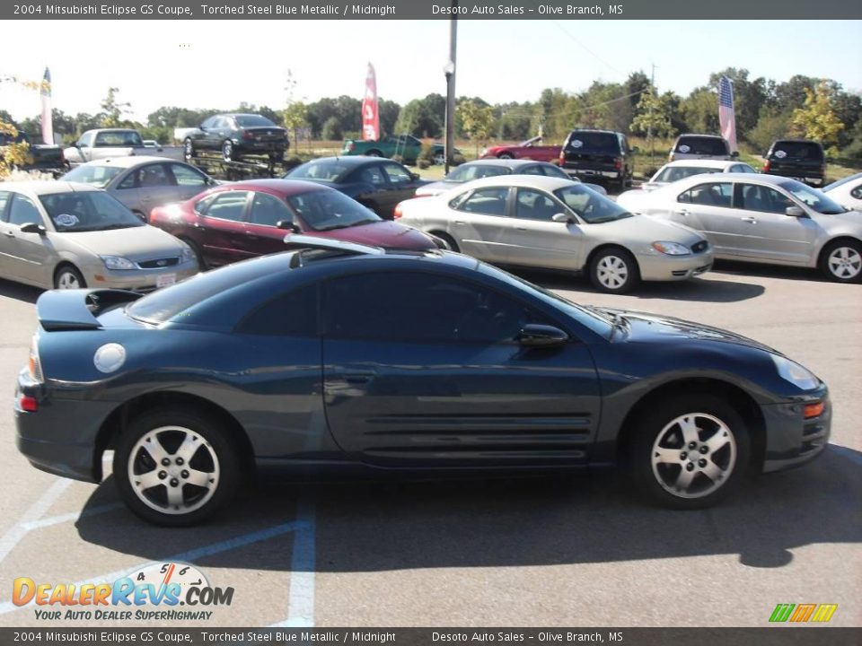 2004 Mitsubishi Eclipse GS Coupe Torched Steel Blue Metallic / Midnight Photo #5