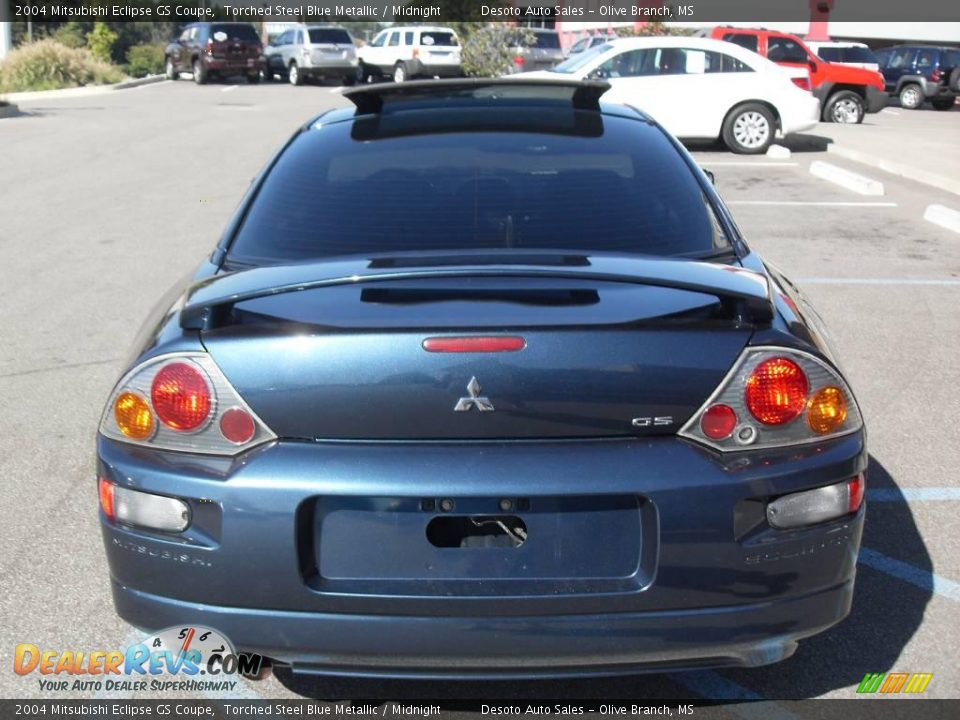 2004 Mitsubishi Eclipse GS Coupe Torched Steel Blue Metallic / Midnight Photo #7