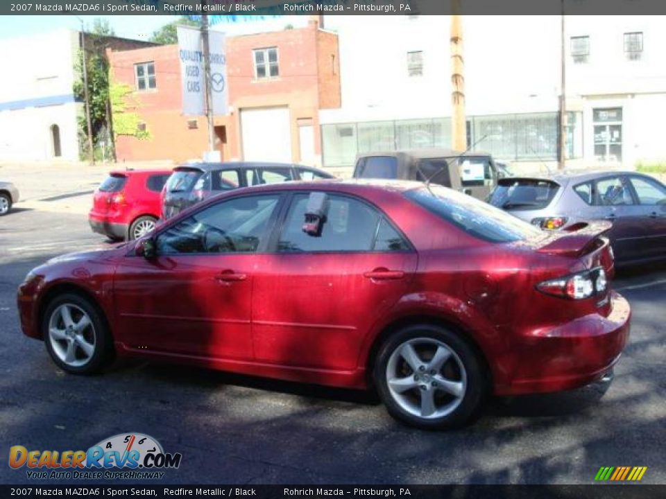 2007 Mazda MAZDA6 i Sport Sedan Redfire Metallic / Black Photo #2
