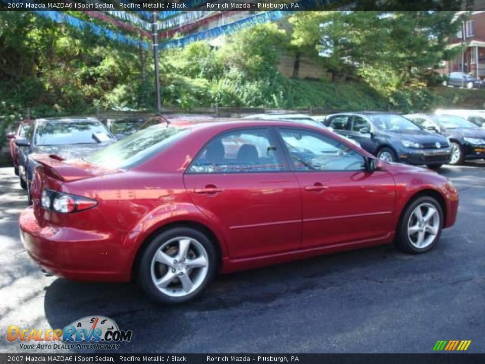 2007 Mazda MAZDA6 i Sport Sedan Redfire Metallic / Black Photo #6