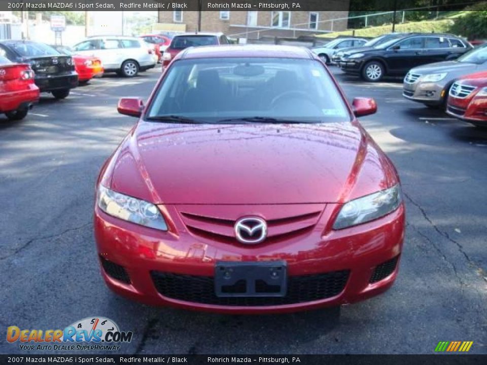2007 Mazda MAZDA6 i Sport Sedan Redfire Metallic / Black Photo #8