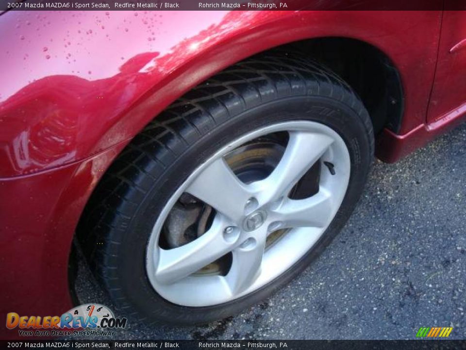 2007 Mazda MAZDA6 i Sport Sedan Redfire Metallic / Black Photo #9