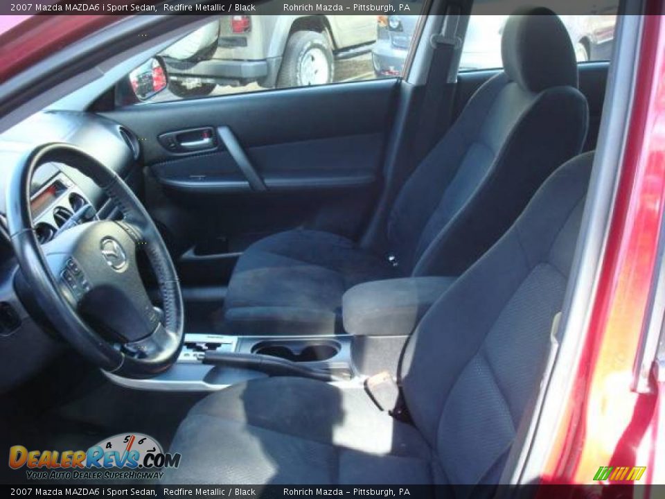 2007 Mazda MAZDA6 i Sport Sedan Redfire Metallic / Black Photo #10