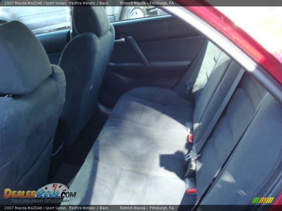 2007 Mazda MAZDA6 i Sport Sedan Redfire Metallic / Black Photo #11