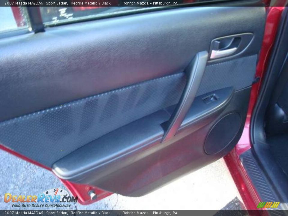 2007 Mazda MAZDA6 i Sport Sedan Redfire Metallic / Black Photo #13