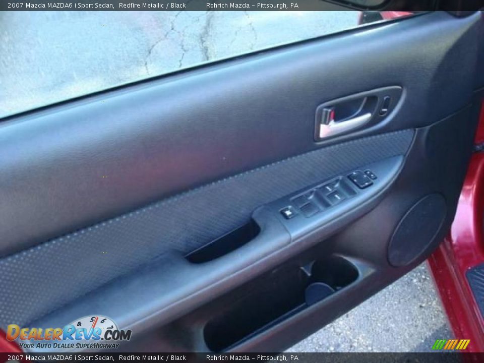 2007 Mazda MAZDA6 i Sport Sedan Redfire Metallic / Black Photo #14