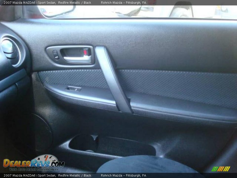 2007 Mazda MAZDA6 i Sport Sedan Redfire Metallic / Black Photo #17