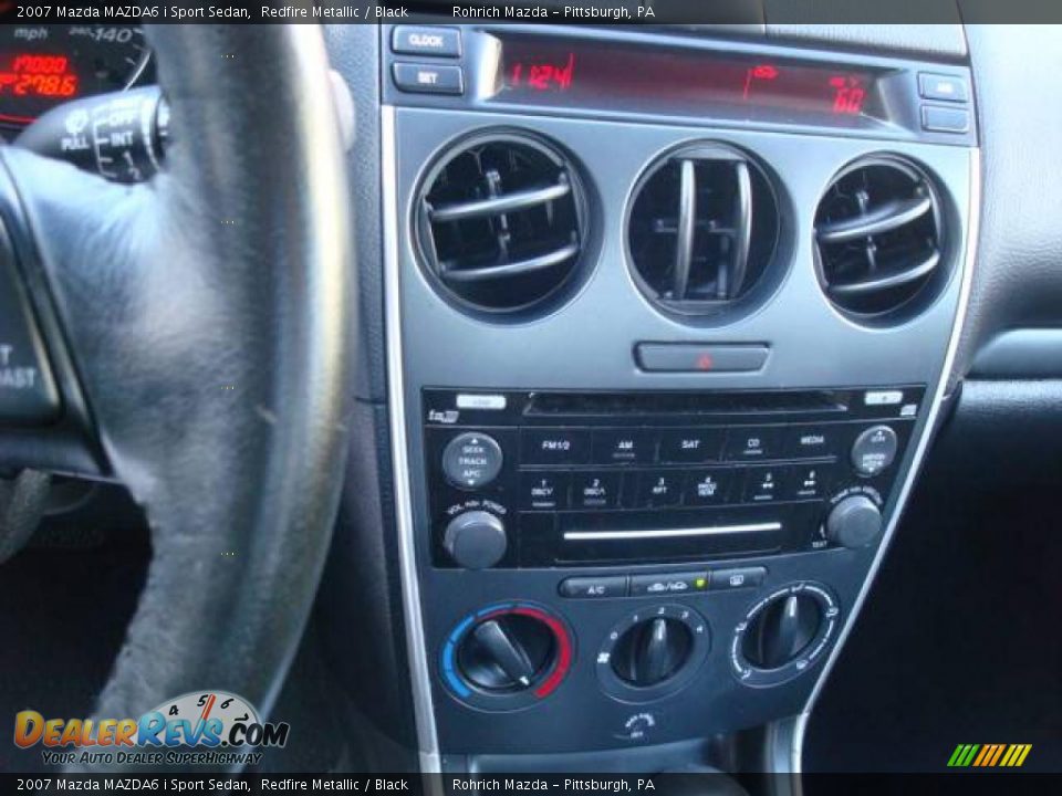 2007 Mazda MAZDA6 i Sport Sedan Redfire Metallic / Black Photo #18