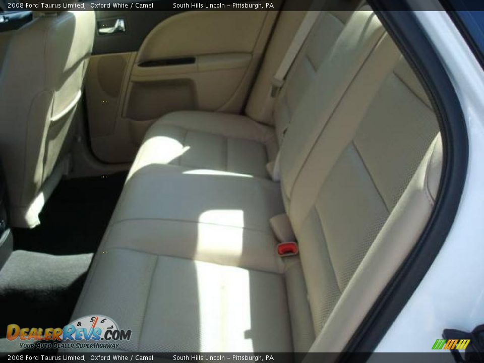 2008 Ford Taurus Limited Oxford White / Camel Photo #9