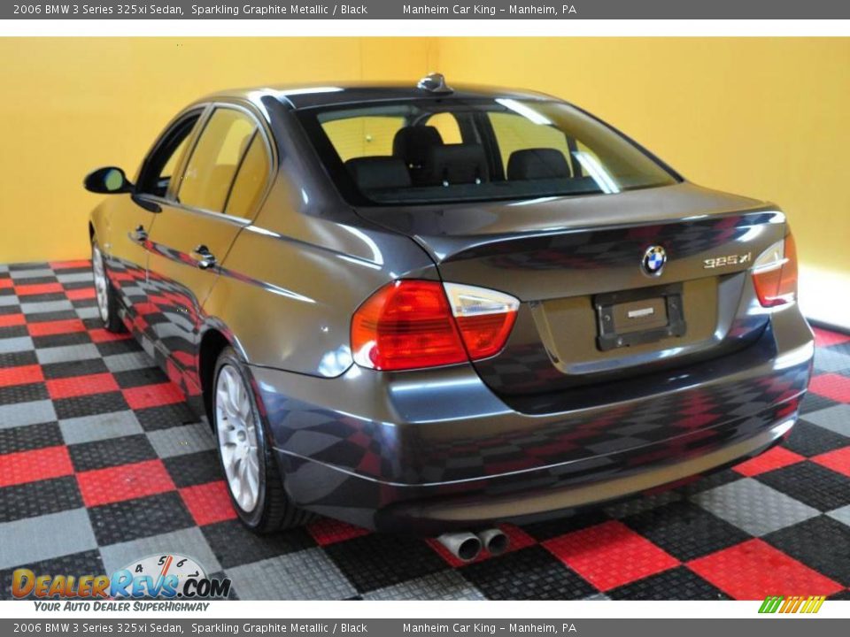 2006 BMW 3 Series 325xi Sedan Sparkling Graphite Metallic / Black Photo #4