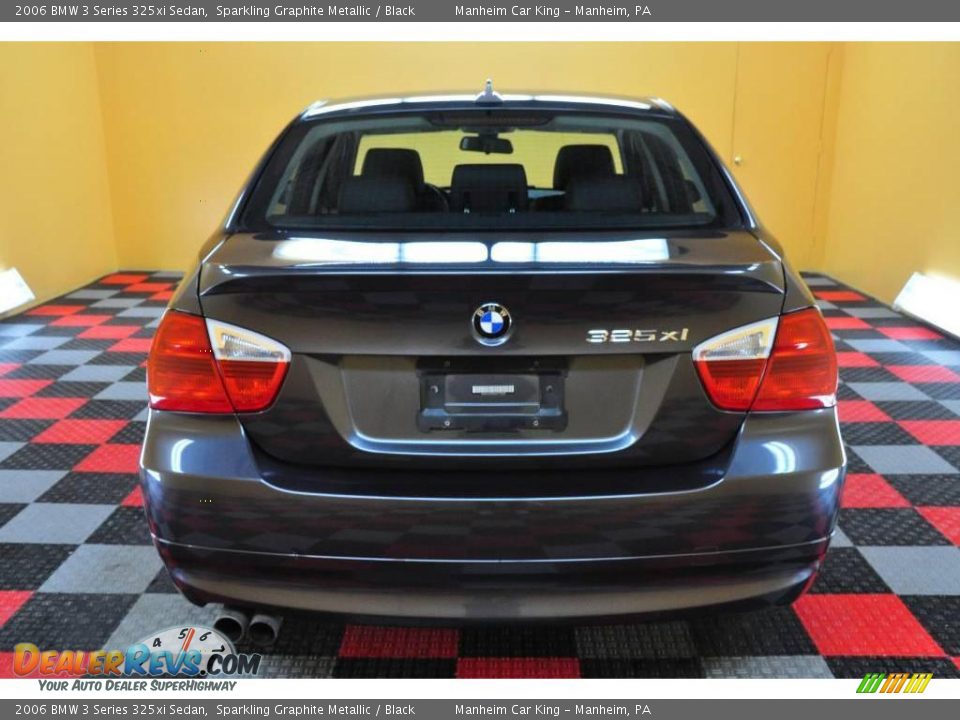 2006 BMW 3 Series 325xi Sedan Sparkling Graphite Metallic / Black Photo #5
