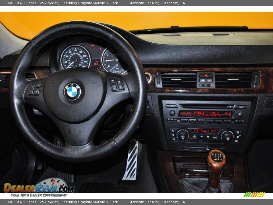 2006 BMW 3 Series 325xi Sedan Sparkling Graphite Metallic / Black Photo #7