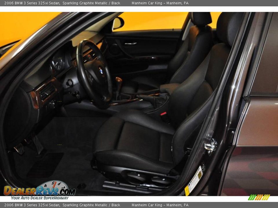 2006 BMW 3 Series 325xi Sedan Sparkling Graphite Metallic / Black Photo #12
