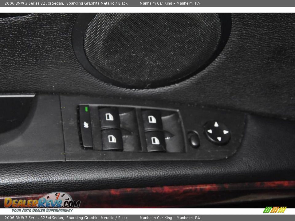 2006 BMW 3 Series 325xi Sedan Sparkling Graphite Metallic / Black Photo #13