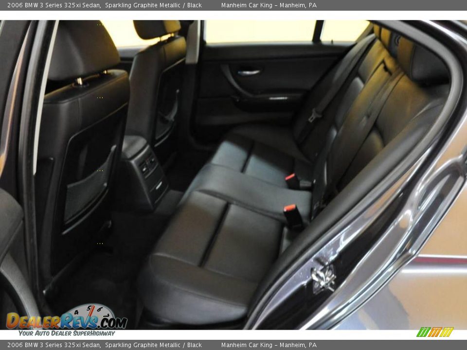 2006 BMW 3 Series 325xi Sedan Sparkling Graphite Metallic / Black Photo #14