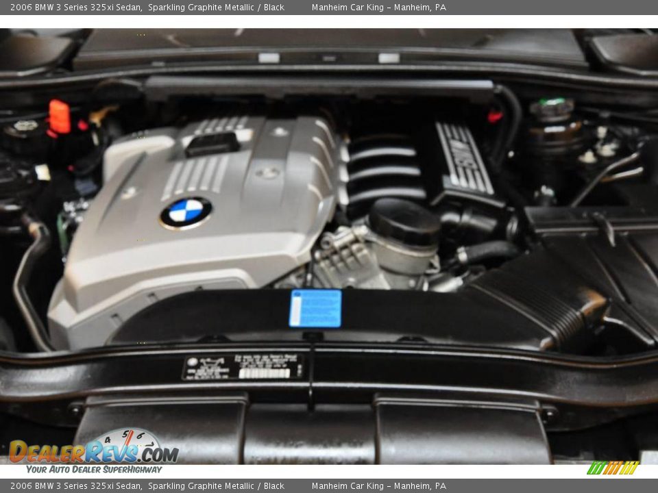2006 BMW 3 Series 325xi Sedan Sparkling Graphite Metallic / Black Photo #19