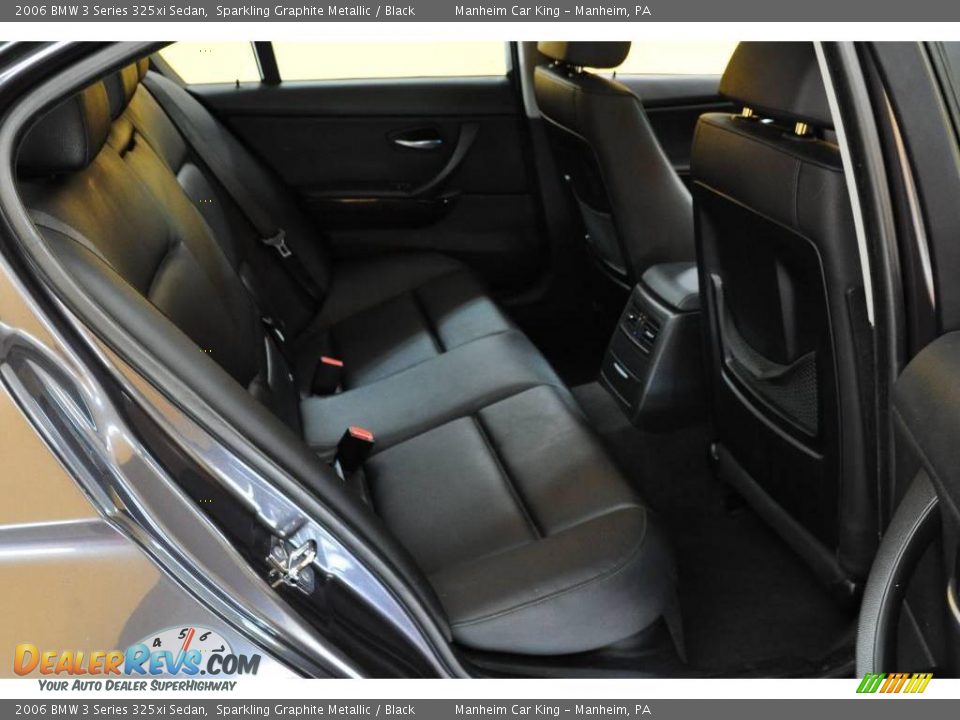 2006 BMW 3 Series 325xi Sedan Sparkling Graphite Metallic / Black Photo #20