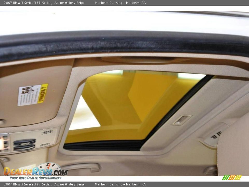 2007 BMW 3 Series 335i Sedan Alpine White / Beige Photo #9