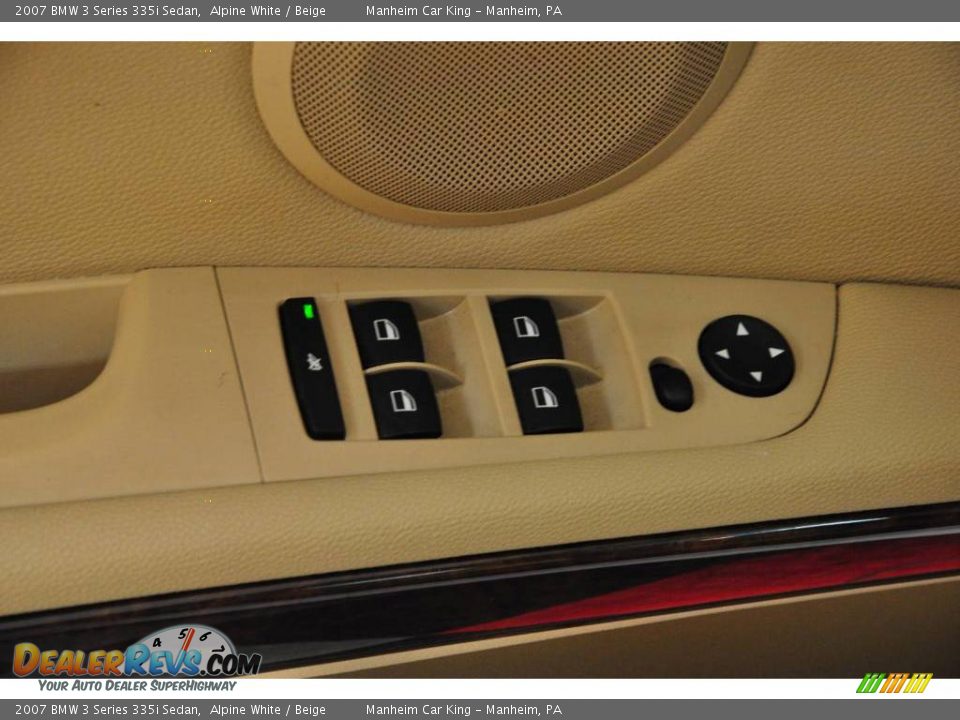 2007 BMW 3 Series 335i Sedan Alpine White / Beige Photo #13