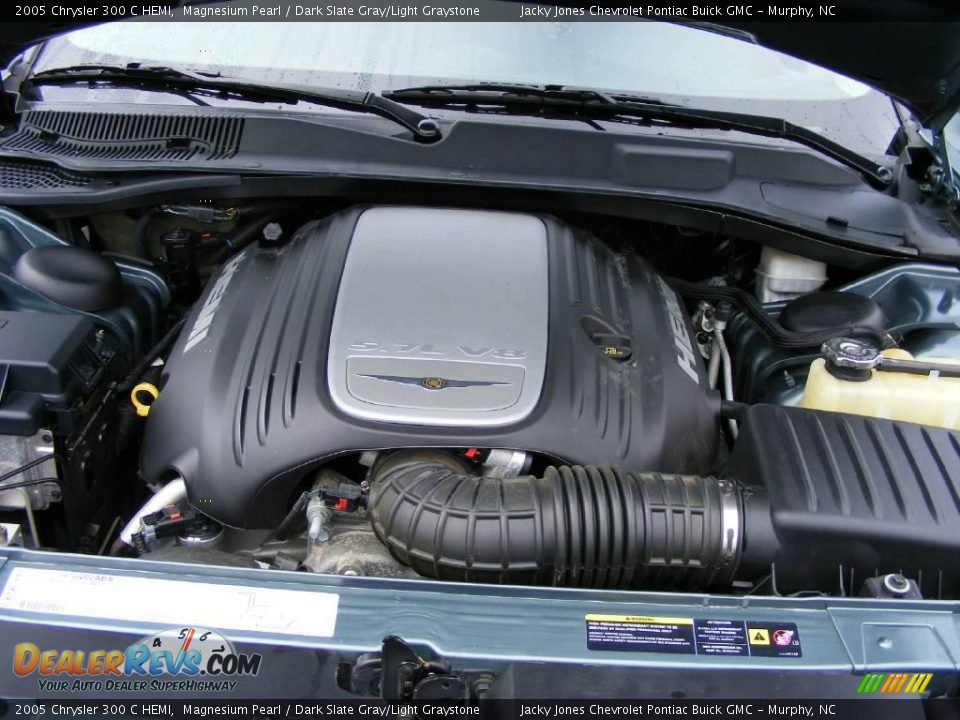 2005 Chrysler 300 C HEMI Magnesium Pearl / Dark Slate Gray/Light Graystone Photo #11