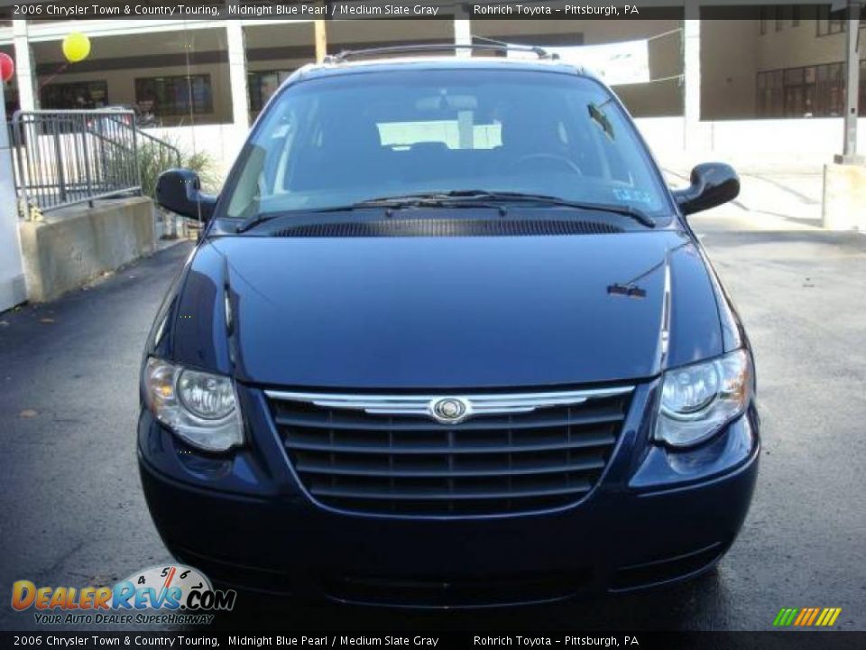 2006 Chrysler Town & Country Touring Midnight Blue Pearl / Medium Slate Gray Photo #7