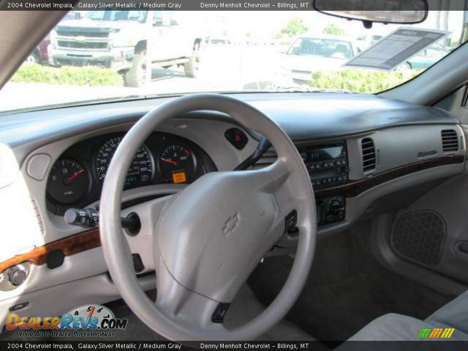 2004 Chevrolet Impala Galaxy Silver Metallic / Medium Gray Photo #10