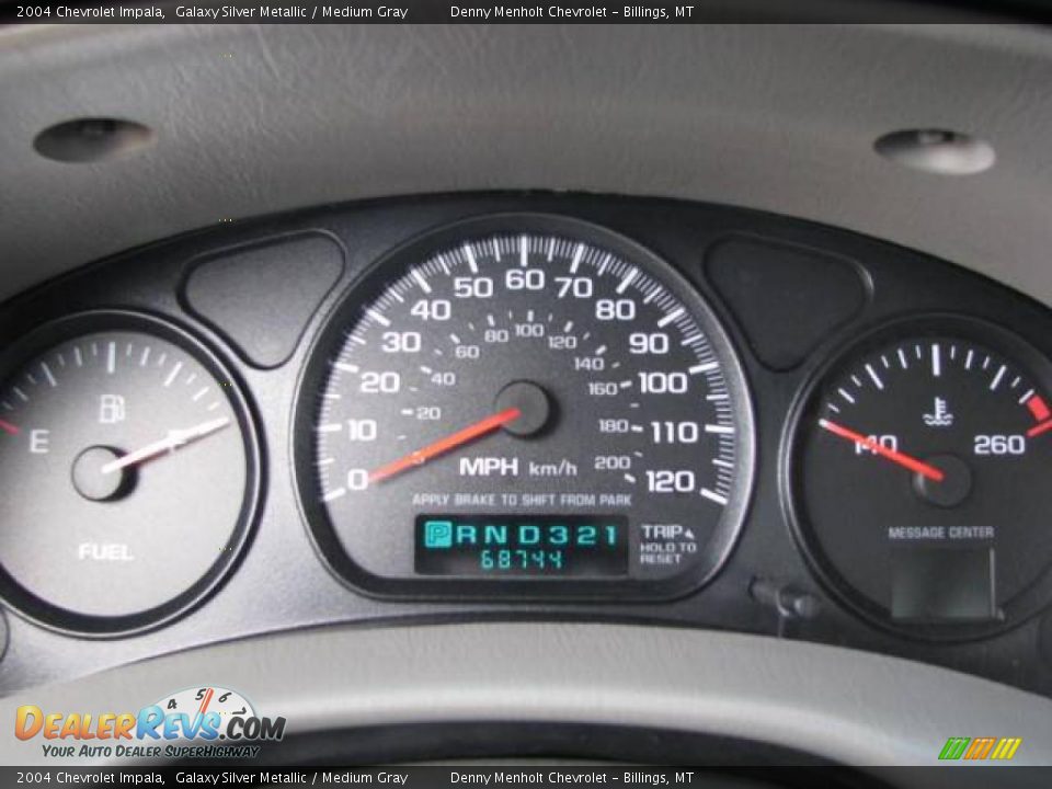 2004 Chevrolet Impala Galaxy Silver Metallic / Medium Gray Photo #12