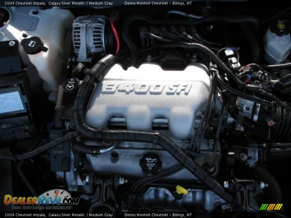 2004 Chevrolet Impala Galaxy Silver Metallic / Medium Gray Photo #13