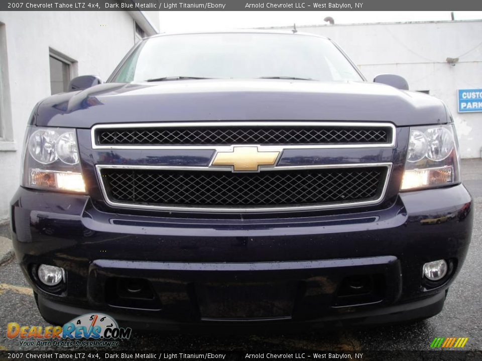 2007 Chevrolet Tahoe LTZ 4x4 Dark Blue Metallic / Light Titanium/Ebony Photo #2