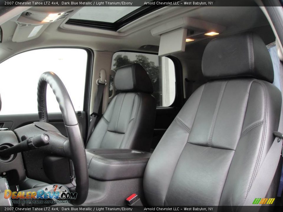 2007 Chevrolet Tahoe LTZ 4x4 Dark Blue Metallic / Light Titanium/Ebony Photo #9
