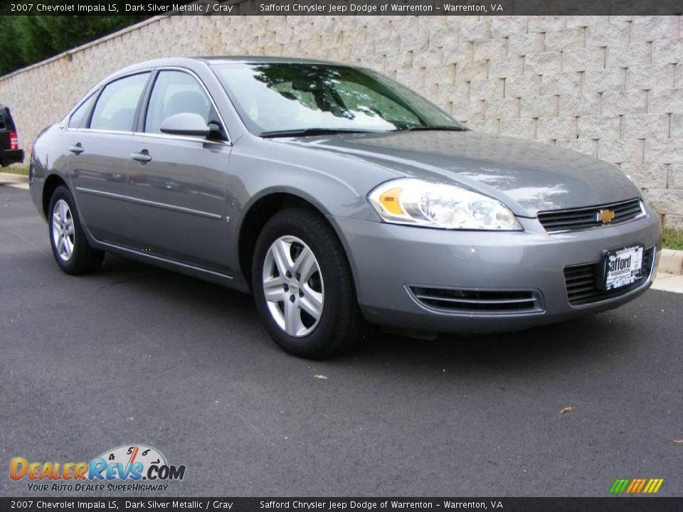 2007 Chevrolet Impala LS Dark Silver Metallic / Gray Photo #3