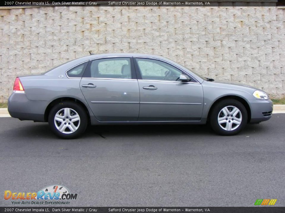 2007 Chevrolet Impala LS Dark Silver Metallic / Gray Photo #4