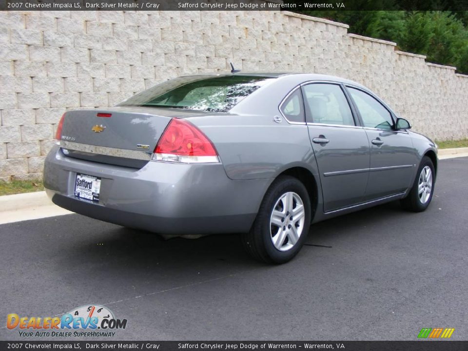 2007 Chevrolet Impala LS Dark Silver Metallic / Gray Photo #5