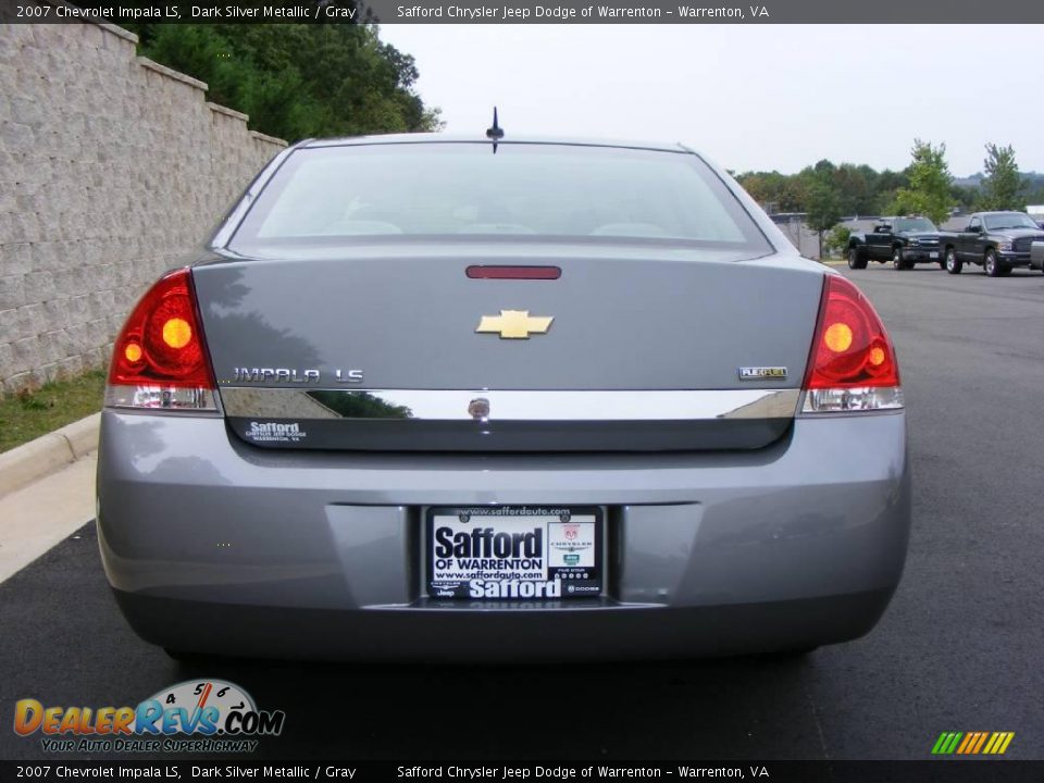 2007 Chevrolet Impala LS Dark Silver Metallic / Gray Photo #6