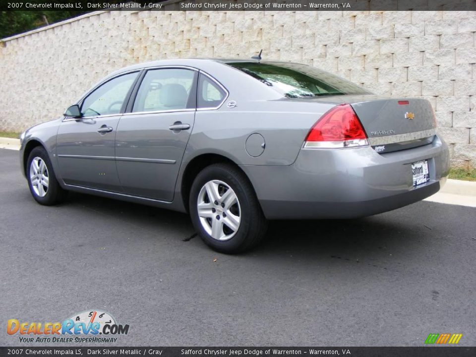 2007 Chevrolet Impala LS Dark Silver Metallic / Gray Photo #7
