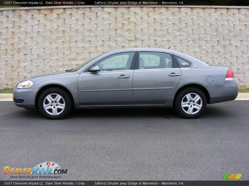 2007 Chevrolet Impala LS Dark Silver Metallic / Gray Photo #8