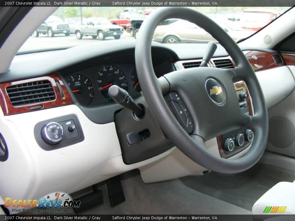 2007 Chevrolet Impala LS Dark Silver Metallic / Gray Photo #13